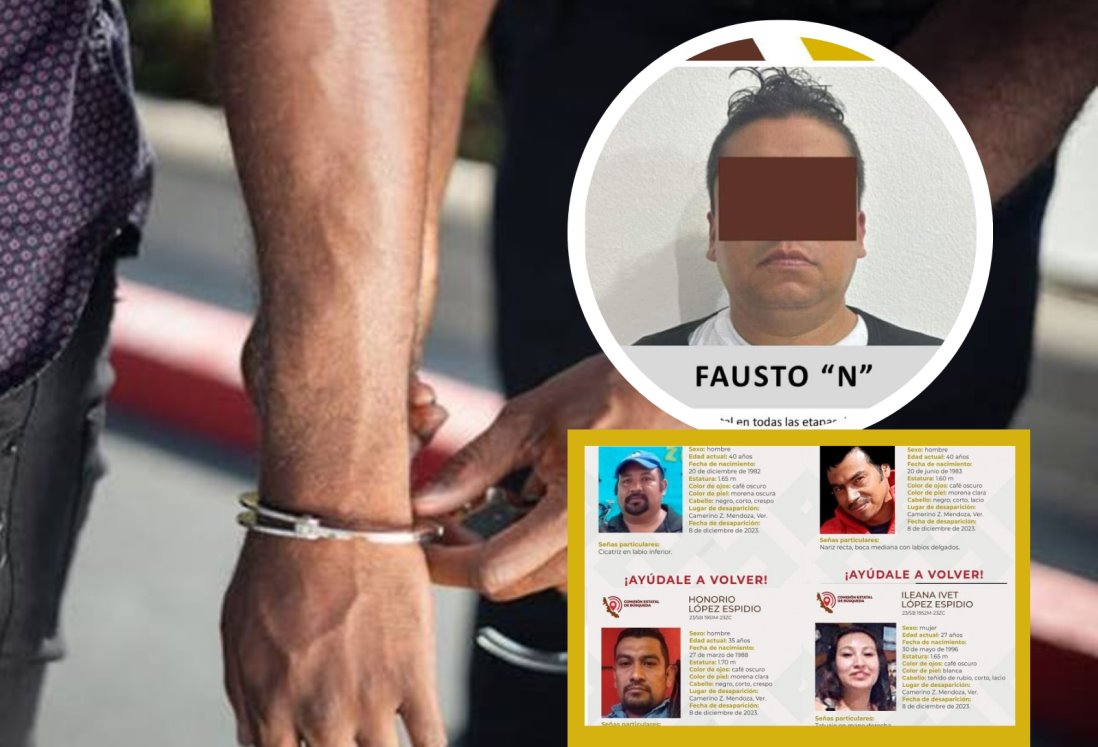 Vinculan a proceso a exdirector de tránsito de Ciudad Mendoza por desaparición de 4 personas