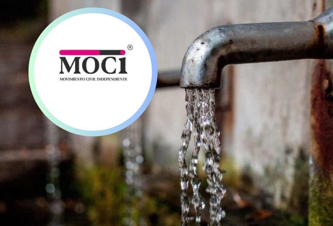 MOCI anuncia manifestación contra altas tarifas de agua en Veracruz