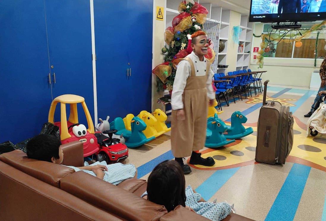 Niños del hospital infantil recibieron regalos en día de Reyes y show de payasos