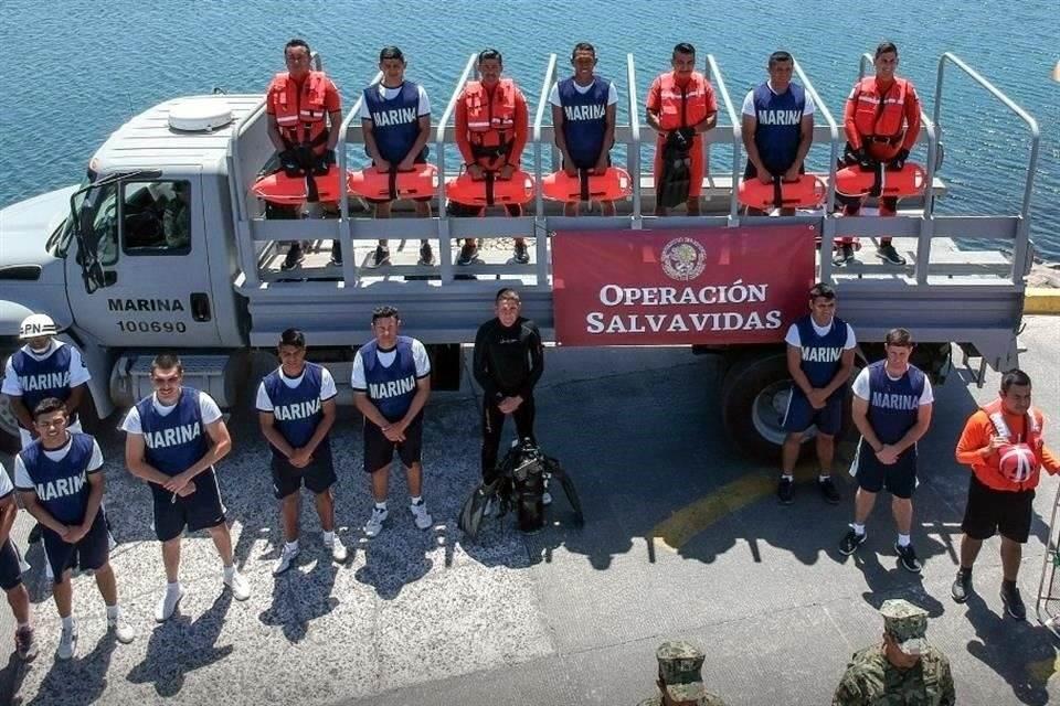 Marina finaliza la Operación Salvavidas en los destinos turísticos de Veracruz