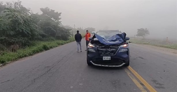 Muere hombre tras choque en la carretera La Tinaja-Ciudad Alemán