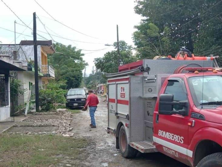 Incendio en Misantla moviliza a bomberos