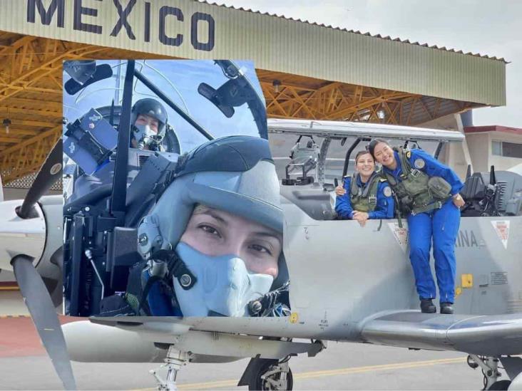 Mujer de Papantla integra la primera tripulación femenina en aeronave de Semar