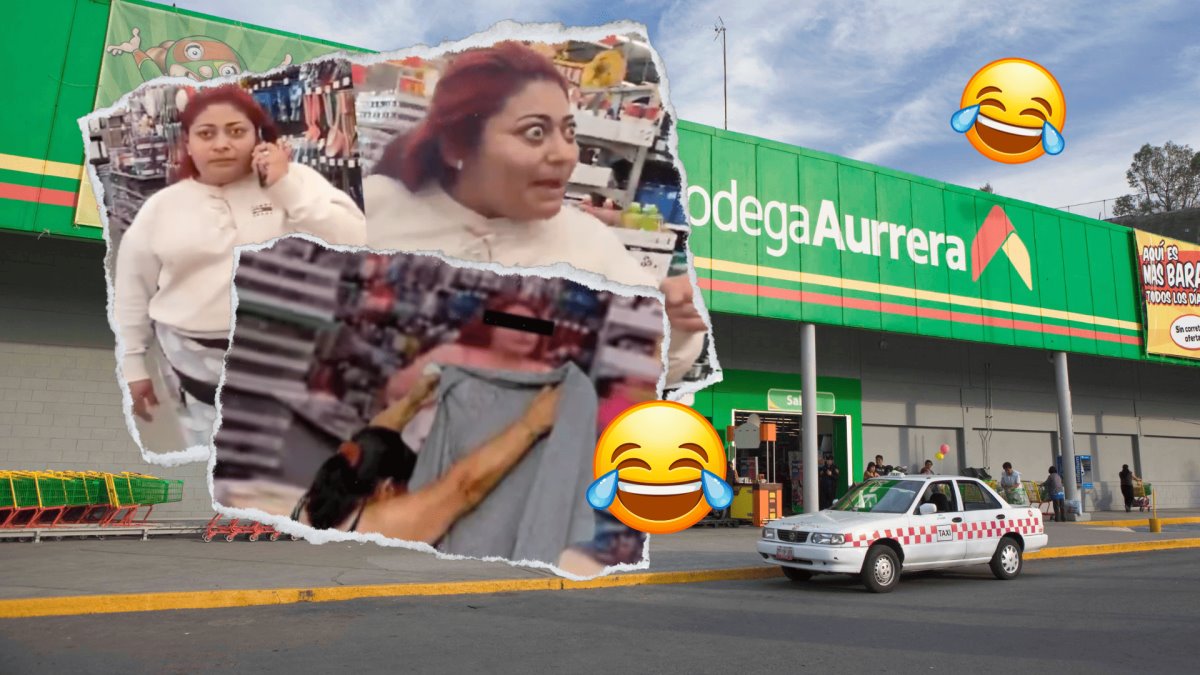 Lady Aurrera, mujer es descubierta robando y decide desvestirse