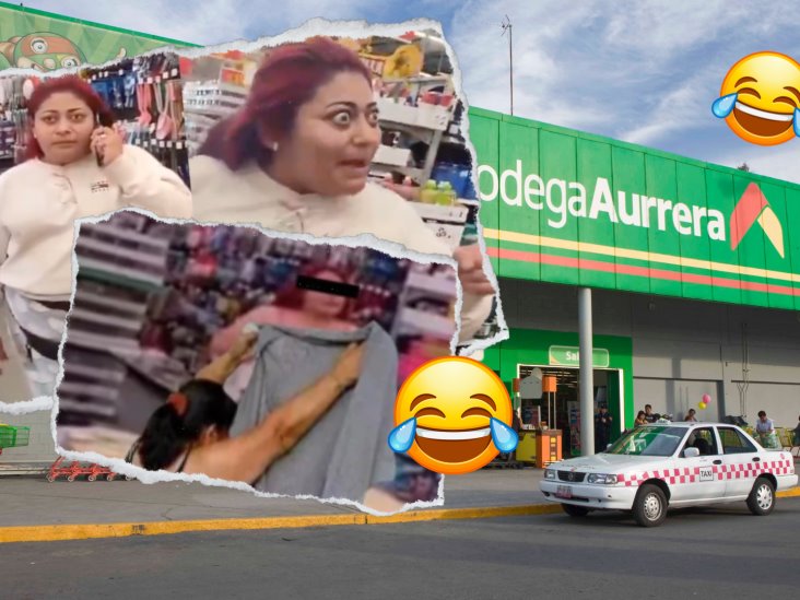 Lady Aurrera, mujer es descubierta robando y decide desvestirse (+VIDEO)