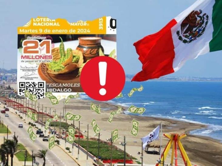 En Coatzacoalcos cae Premio Mayor de la Lotería Nacional