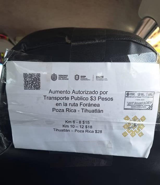 ¡Atento! Falsifican documento para alterar tarifas de taxi en Poza Rica y Tihuatlán | VIDEO