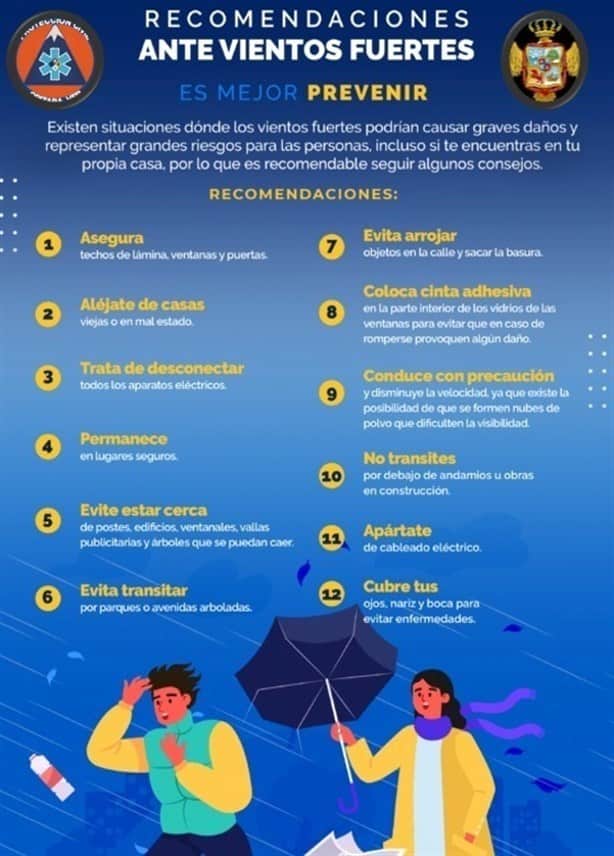 ¡Atento! Surada seguirá durante las próximas horas, advierte Protección Civil de Orizaba