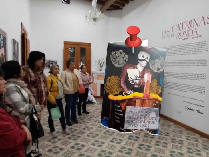 Clausuran exposición “Las Catrinas están de ronda” en Xalapa