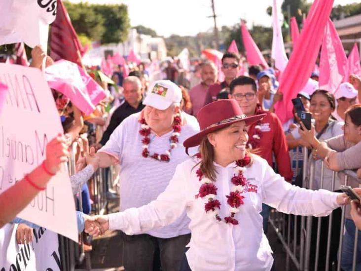 Promete Rocío Nahle un gobierno itinerante en Veracruz