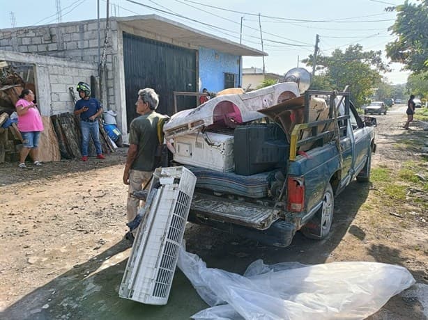 Detienen a chatarrero por ingresar a una casa en Veracruz y robar un minisplit