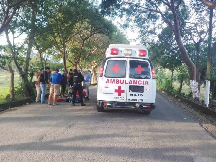 Accidente en tramo Misantla-Tenochtitlán deja una lesionada