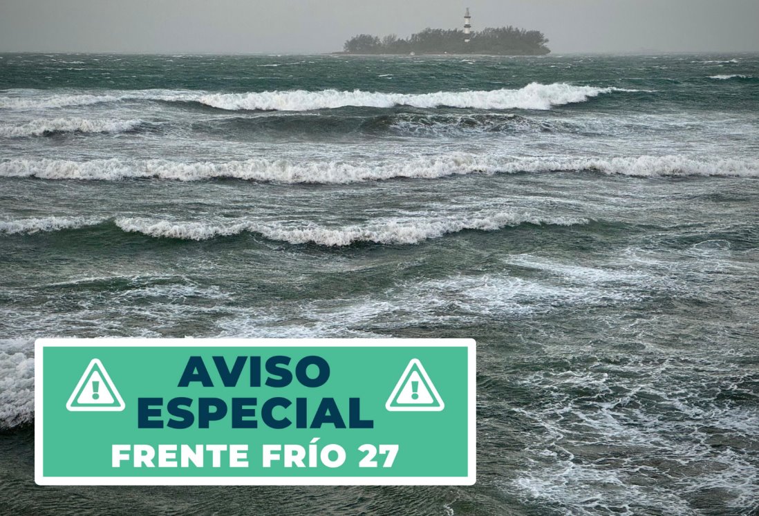 Emiten aviso especial por norte de 85 km/hr para este martes en Veracruz