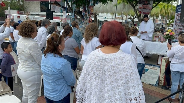 Realizan misa en Poza Rica por las personas desaparecidas
