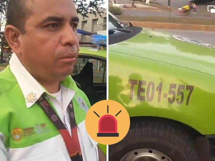 En Xalapa, exhiben a agentes de Tránsito; ¡les exigían 5 mil pesos! (+Video)