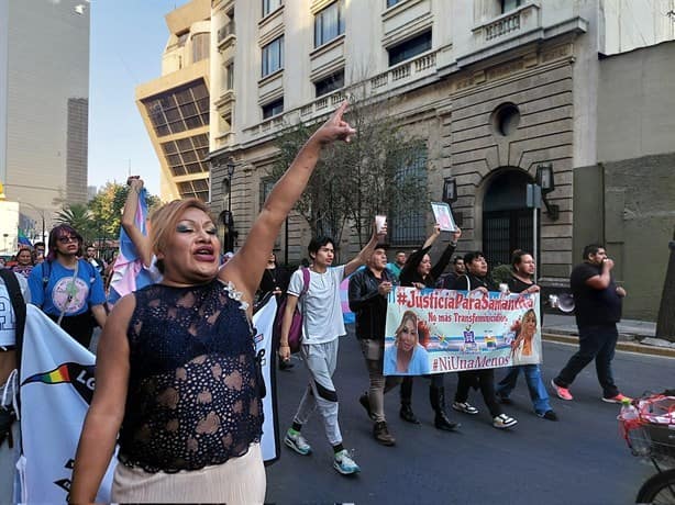 Protestan en CDMX por transfeminicidio de activista Samantha Fonseca (+Video)