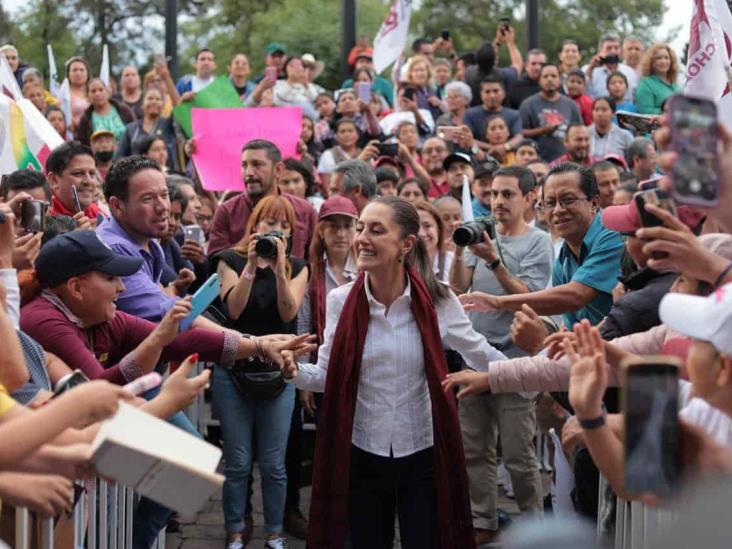 Alcalde de Poza Rica niega acarreo en cierre de precampaña de Claudia Sheinbaum