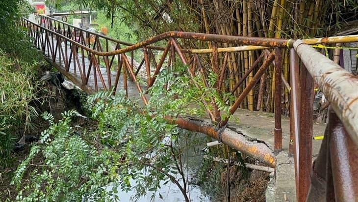 Puente en Poza Rica es clausurado por riesgo de colapso 