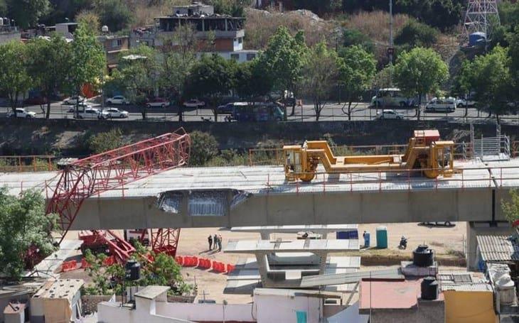 AMLO señala amarillismo por caída de estructura del Tren Interurbano