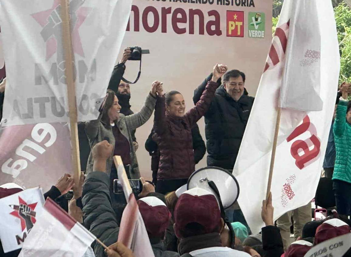 Veracruzanos apoyan a las candidatas de Morena
