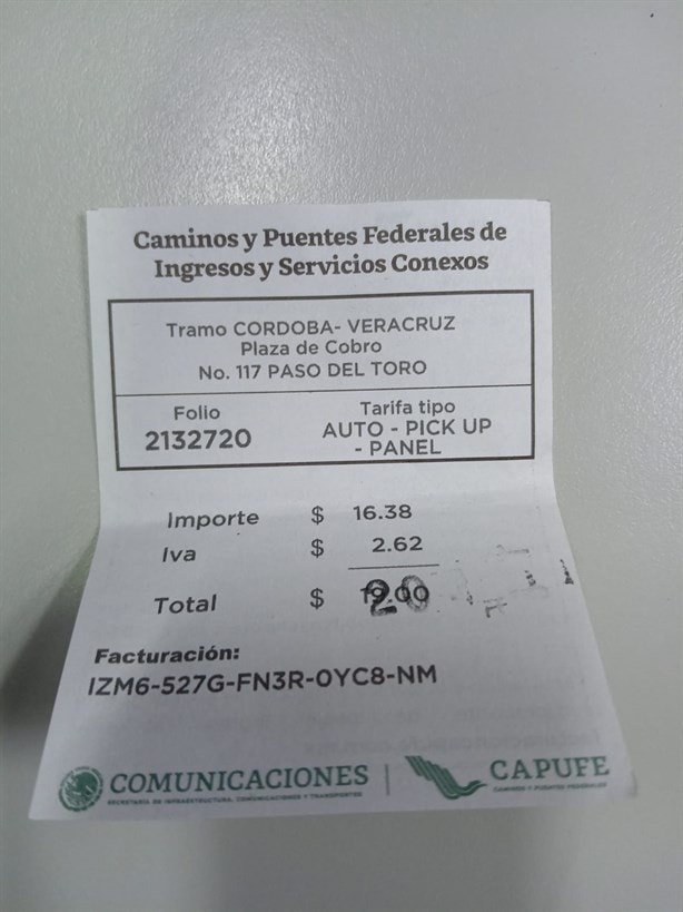 ¿Aumentó el costo de la caseta Córdoba – Veracruz? Esto cuesta