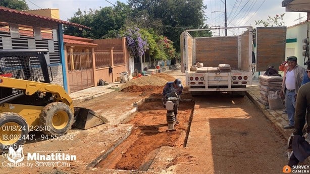 Trafico en Minatitlán: estas calles de la ciudad se encuentran en rehabilitación