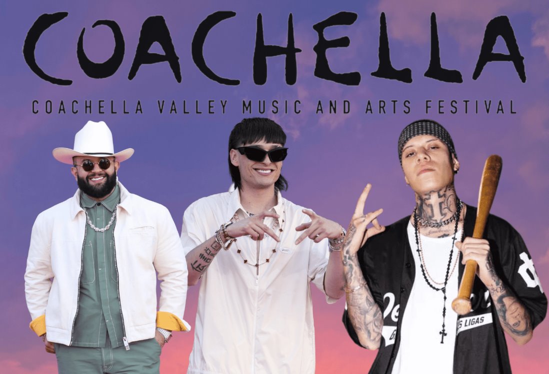 Estos cantantes mexicanos se presentarán en Coachella 2024