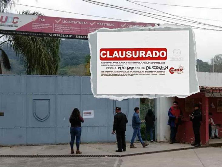 Clausuran la Universidad del Conde; ¿cuál fue el motivo?