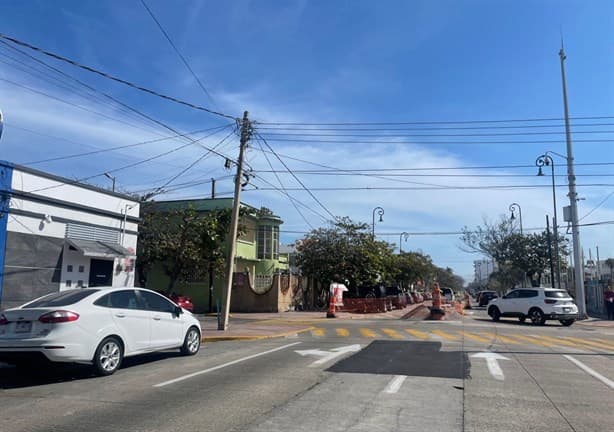 Cierran vialidad en Puerto de Veracruz por trabajos de GrupoMAS