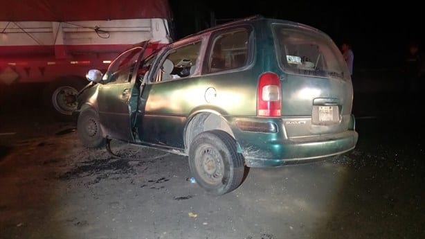 Tragedia en Acayucan; muere mujer embarazada en terrible accidente