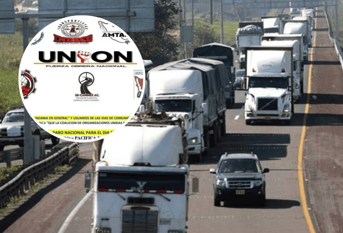 Transportistas en carreteras de Veracruz se unirán a paro nacional este 5 de febrero