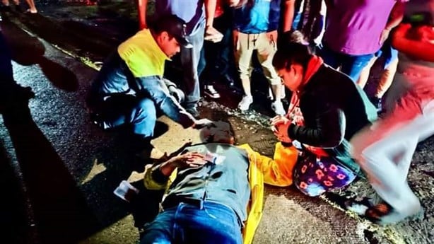 Motociclista menor de edad en Paso de Ovejas termina en el hospital tras accidente