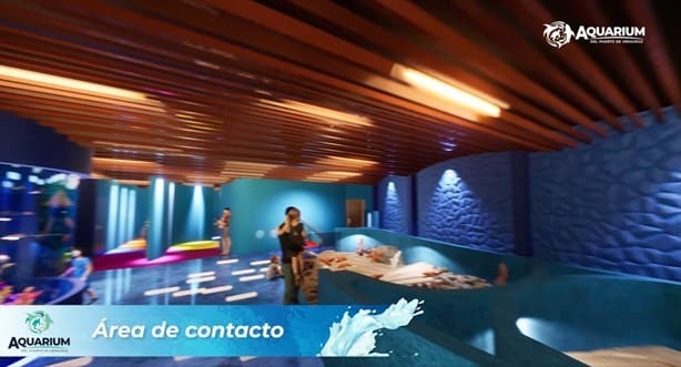 Así lucirán las nuevas áreas que tendrá el acuario de Veracruz con la remodelación
