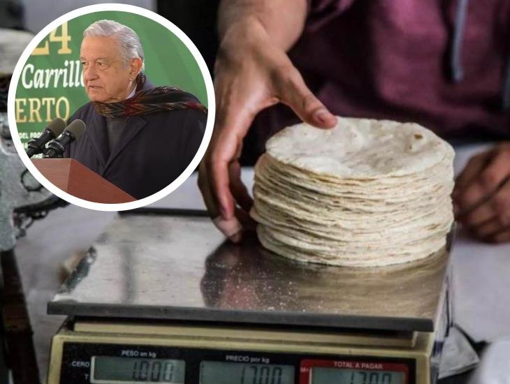 AMLO garantiza que la tortilla no subirá de precio en 2024