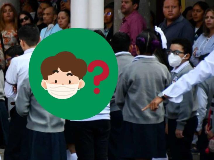 ¿Regresará el cubrebocas a las escuelas de Veracruz?