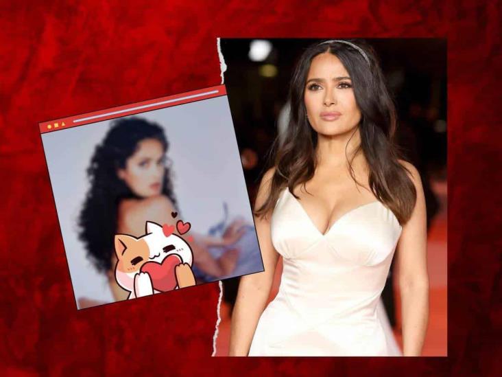 Salma Hayek recuerda su juventud con sensuales fotos