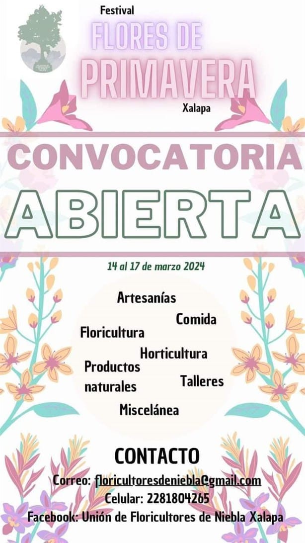 Festival Flores de Primavera en Xalapa; fechas y actividades ¡Checa! 