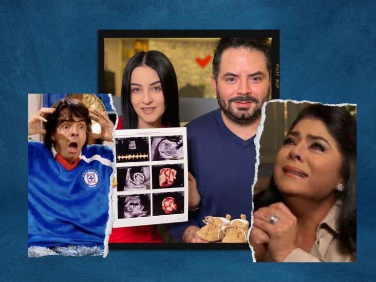 Así fue como José Eduardo Derbez reveló a Eugenio Derbez y Victoria Ruffo que serán abuelos