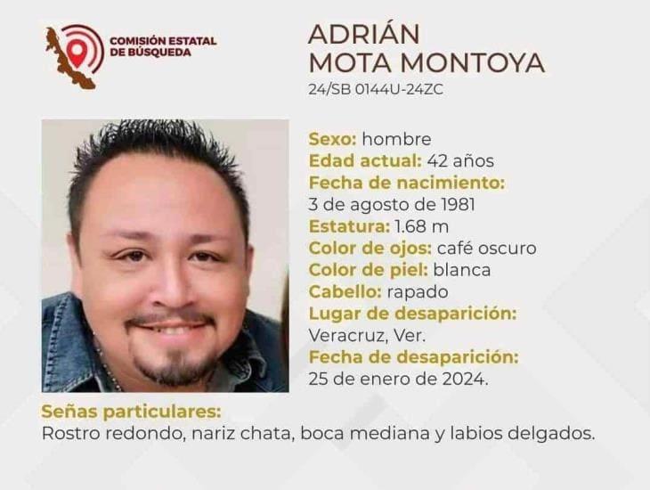 Buscan a Adrián Mota Montoya, ex coordinador de la SEV que desapareció en el puerto de Veracruz
