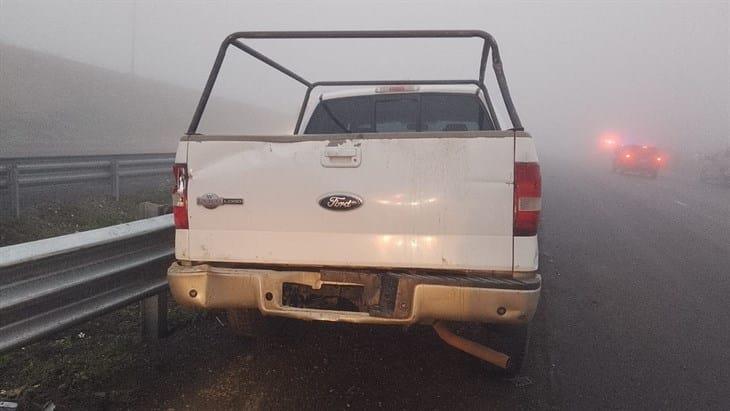 Se registra fuerte choque en la autopista Puebla-Córdoba