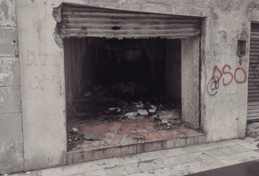 Casa abandonada preocupa a vecinos del Centro Histórico de Veracruz