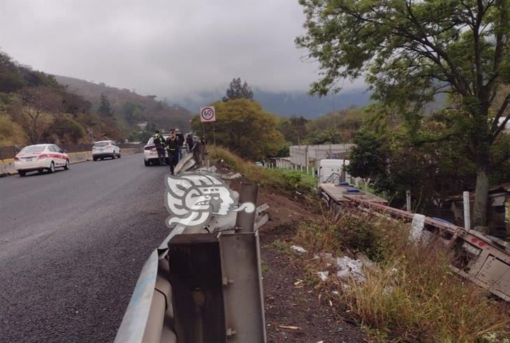 Familias viven instantes de terror tras accidente en la autopista Puebla-Orizaba