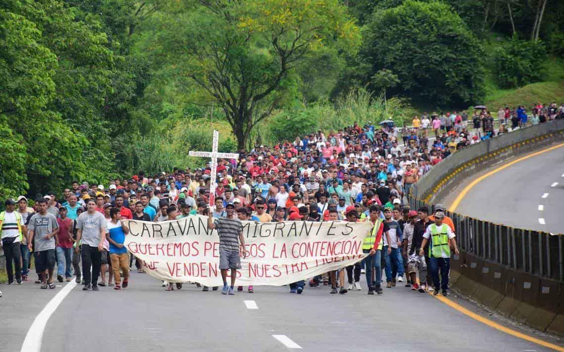 Arriba nueva caravana migrante al municipio de Córdoba, Veracruz