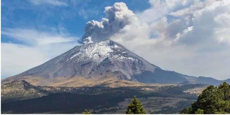 Ceniza del Popocatépetl llegaría a estos municipios de Veracruz