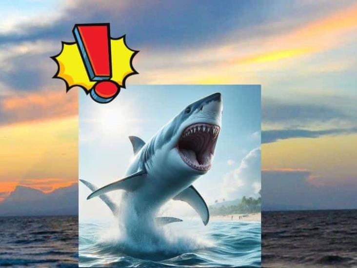 Advierten presencia de tiburón en costas de Coatzacoalcos  (+Video)