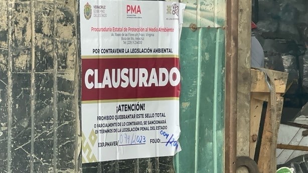 Clausura PMA empresa recicladora en Poza Rica