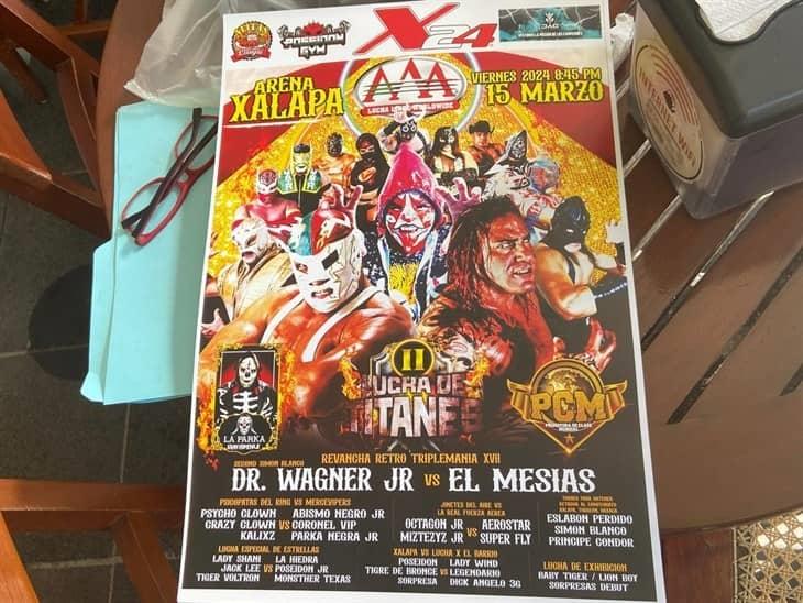 Anuncian la primera “Lucha de Titanes II” del 2024 en Xalapa