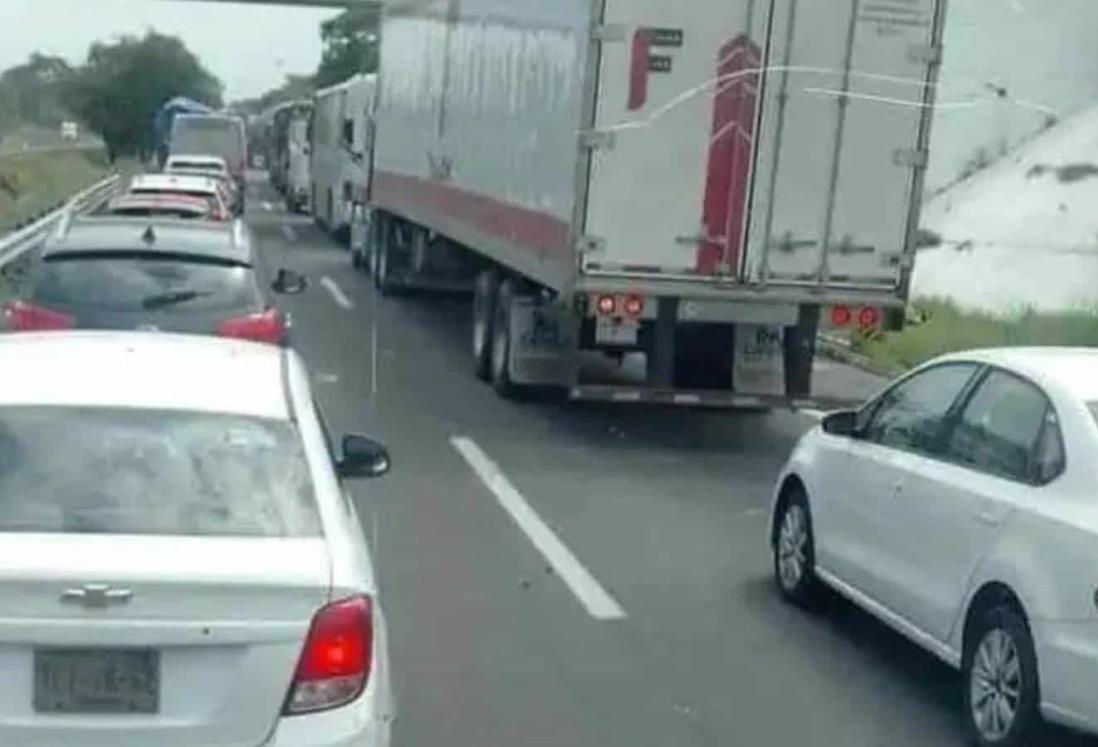 Capufe reporta filas de más de 4km en esta autopista de Veracruz