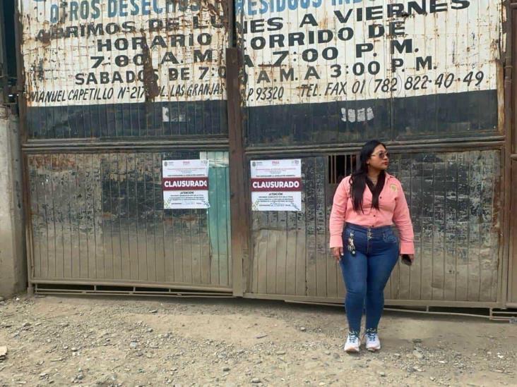 Clausura de empresa recicladora deja sin empleo a decenas de personas en Poza Rica