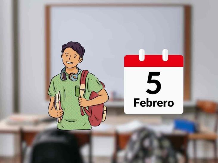 ¿Hay clases el lunes 5 de febrero en Xalapa?